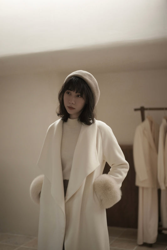 Manteau en cachemire Snow White