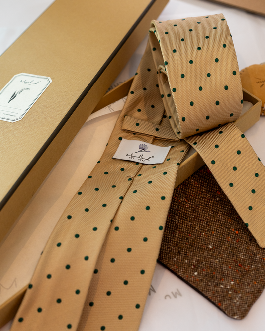 Dancing Dot Silk Tie