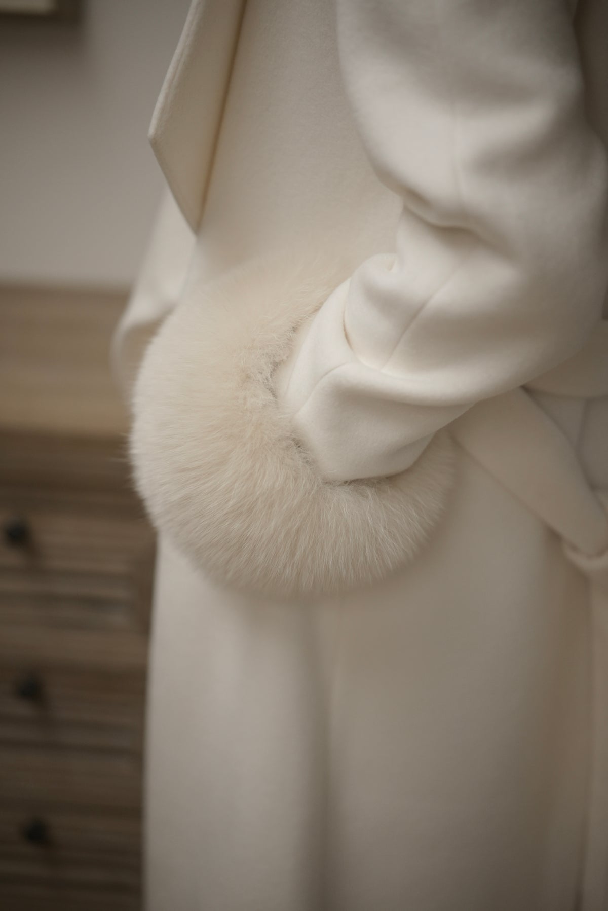 Manteau en cachemire Snow White