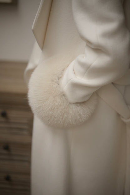 Manteau en cachemire Snow White