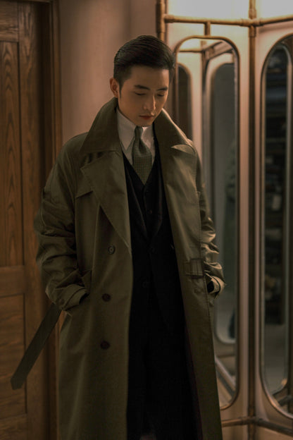 Large Lapel Trench Coat