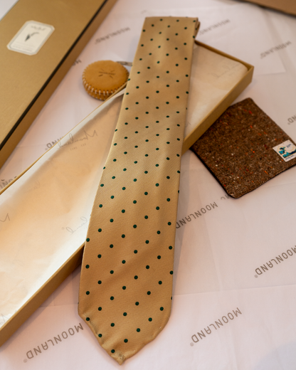 Dancing Dot Silk Tie