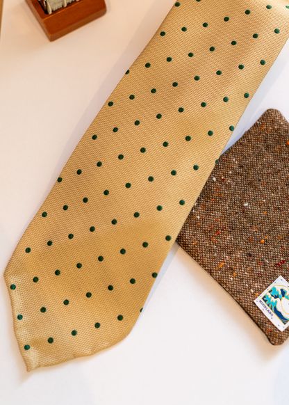 Dancing Dot Silk Tie