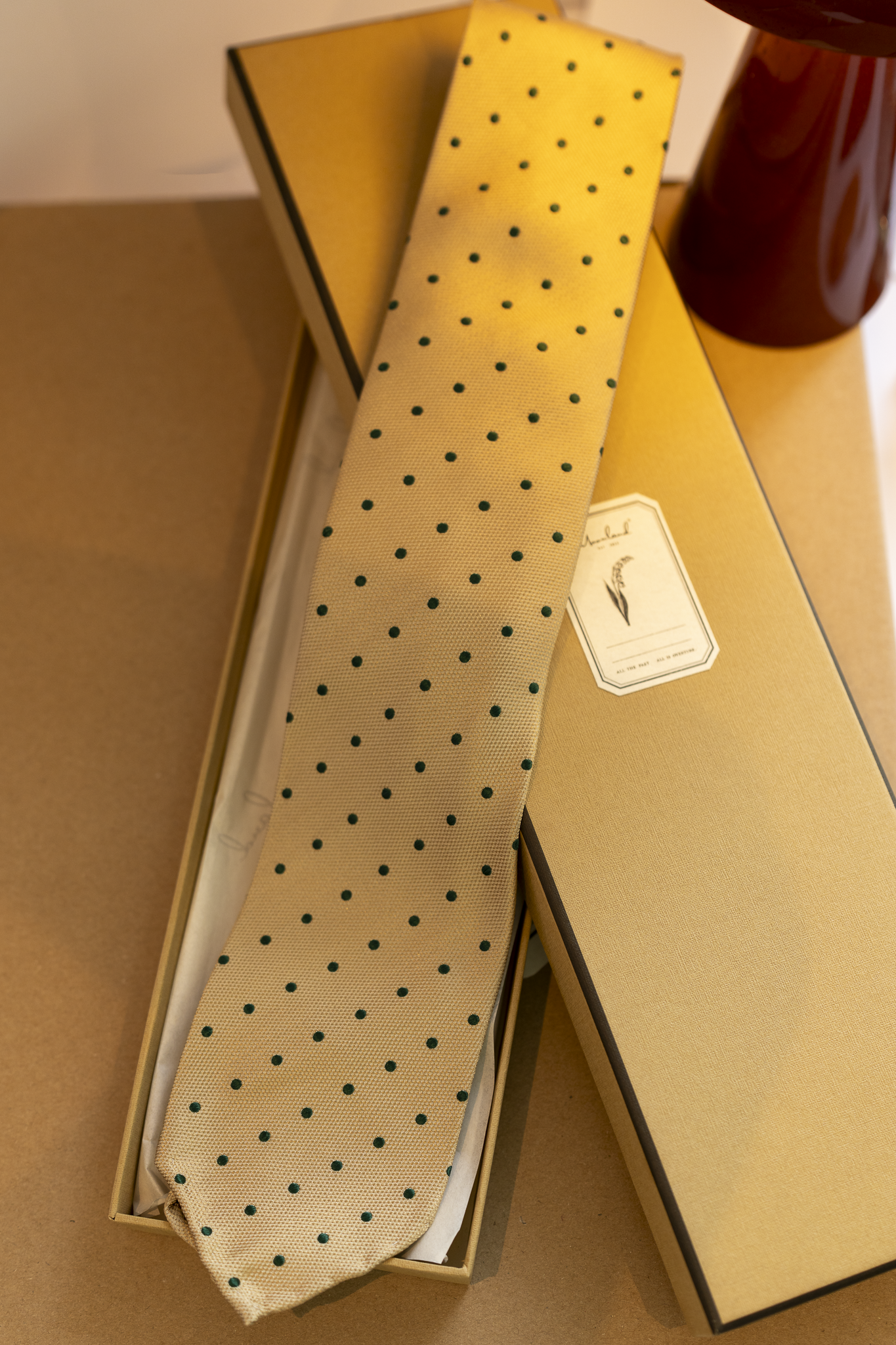 Dancing Dot Silk Tie