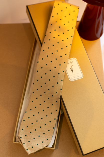 Dancing Dot Silk Tie