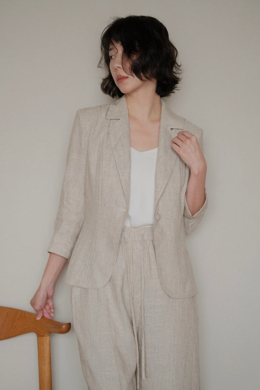 Courtyard Linen Jacket