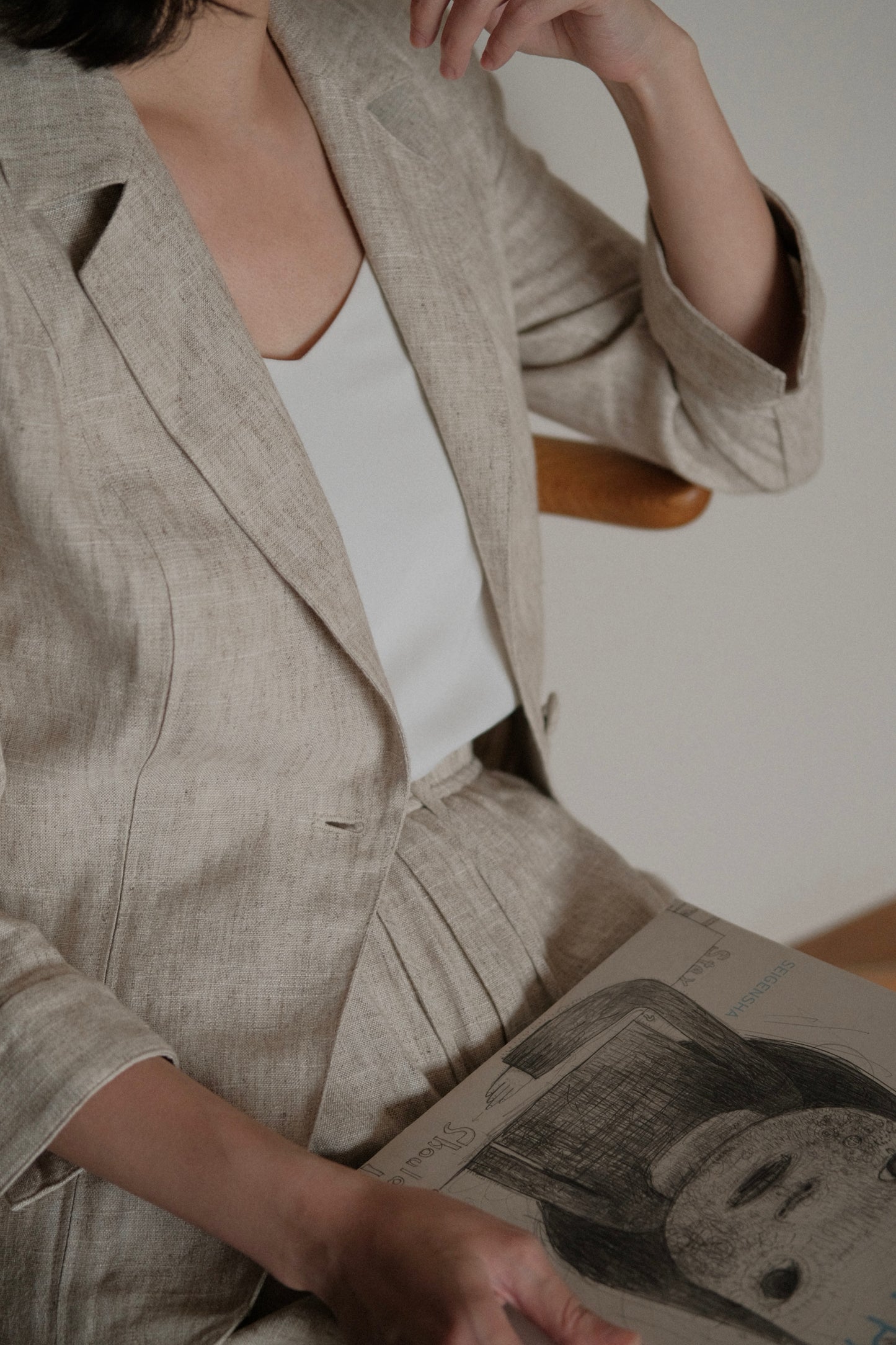 Courtyard Linen Jacket