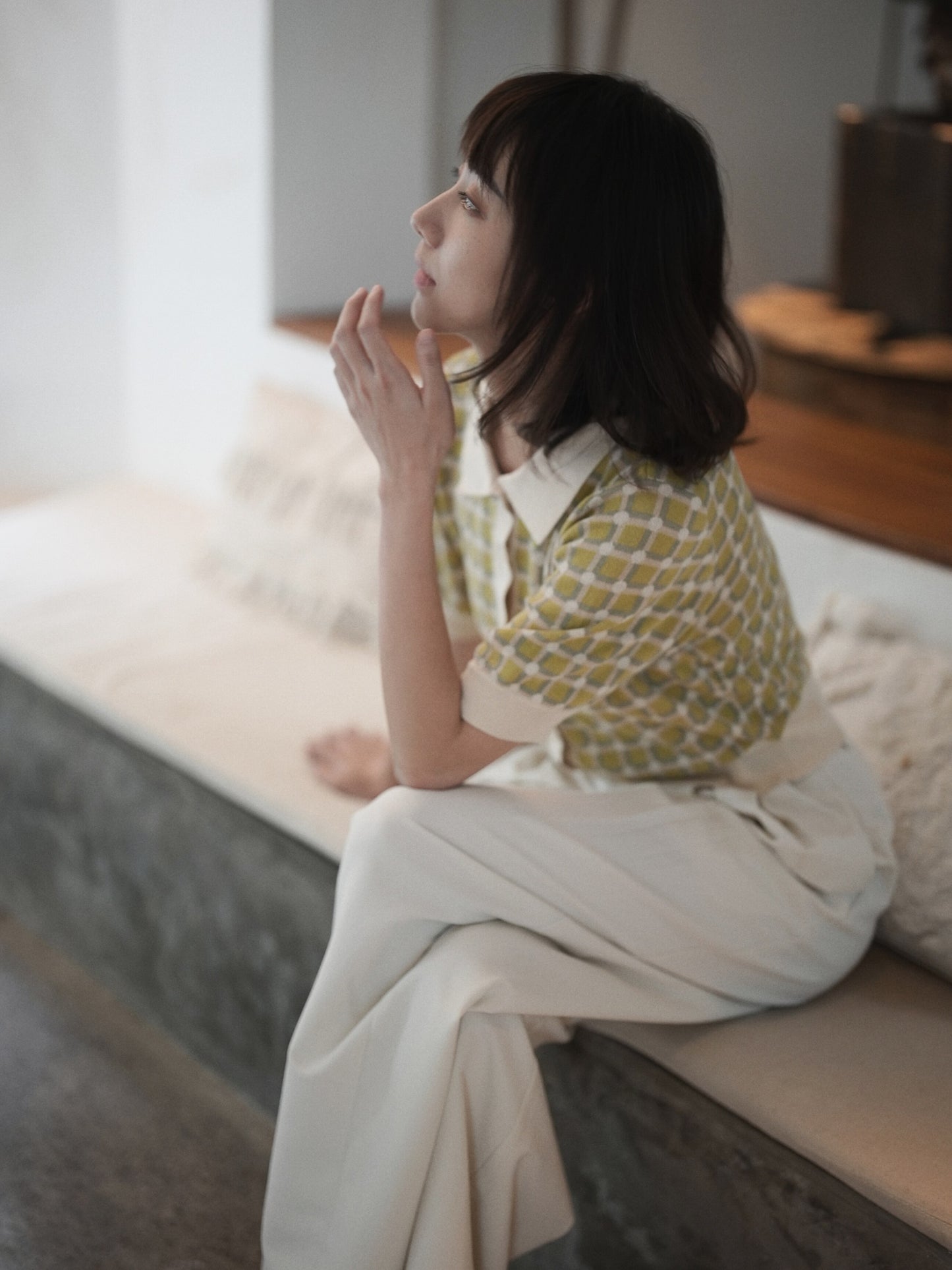 Calamansi Linen Polo