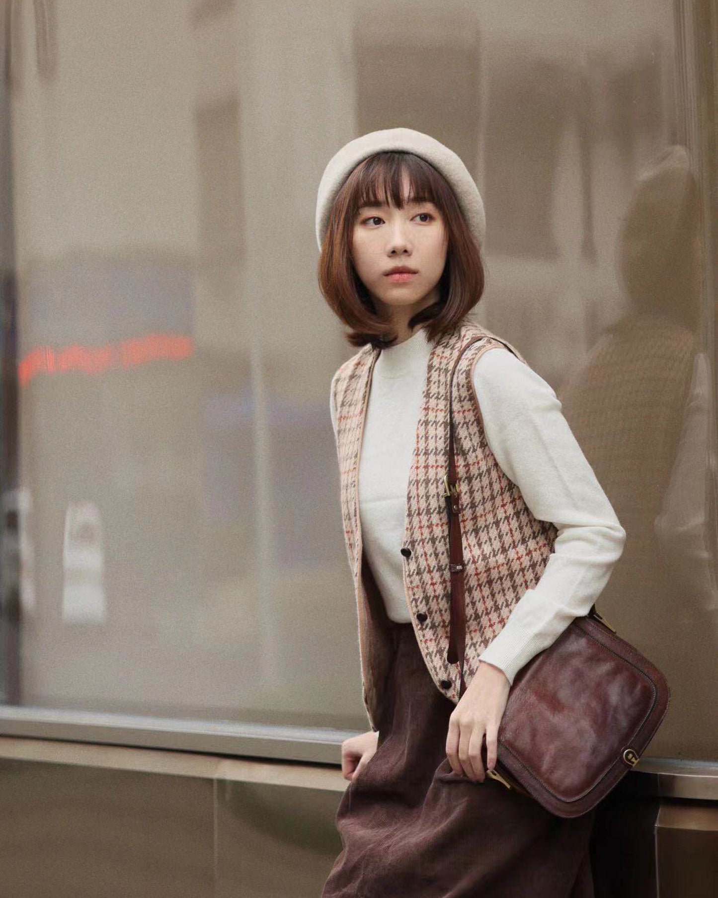 Noisette Cashmere Waistcoat