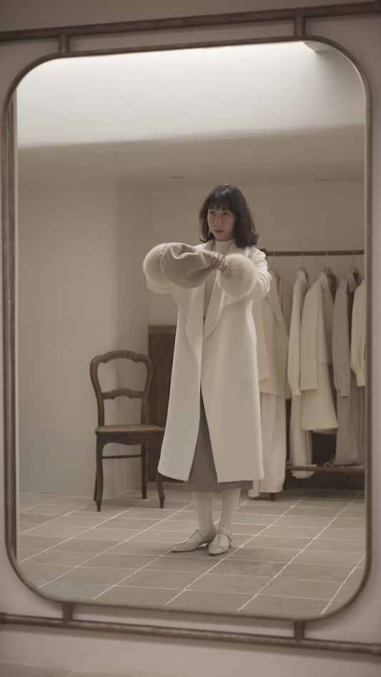Manteau en cachemire Snow White